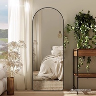 Cermin Panjang Penuh Cermin Retro Perancis Selebriti Internet Cermin Panjang Penuh Cahaya Cermin Pan