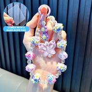 [FinessE] Y2k Hợp Thời Trang Bướm Mặt Dây Chuyền Điện Thoại Dây Đeo Cổ Tay Phong Cách Đính Cườm Điện