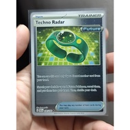 Techno-Radar - EV4: Paradox Rift - 180/182 - Reverse HOLO English Pokemon Card + Sleeves