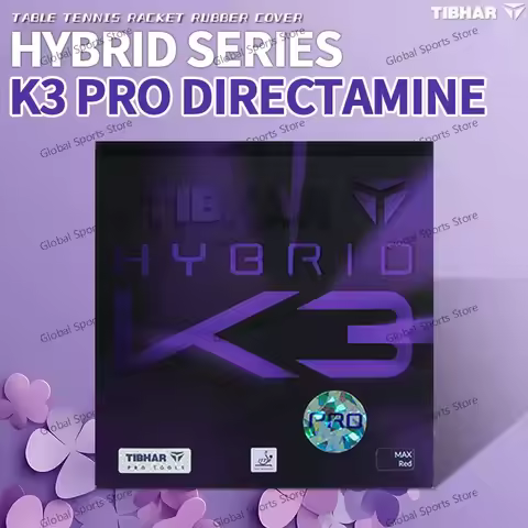 Original TIBHAR HYBRID K3 PRO Table Tennis Rubber Sticky Ping Pong Rubber Sheet with Pre-tuned ESN C