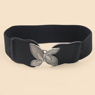 High Elastic Elastic Ladies Belt Bohemian Elastic Pu Belt Womens Elastic Tight Waist Belt Jeans Dres