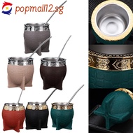 [Hot-POPM] Mate Cup With Straw Texture Eggshell Cup Perfect For Yerba Mate Tea Drinking❀