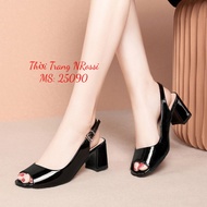 Bigsize 5 inch glossy black high heels, oversized feet 40 41 42 43 44