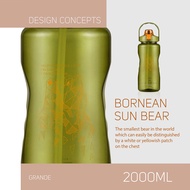 2000ML RELAX TRITAN WATER BOTTLE WITH STRAW