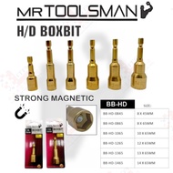 MR TOOLSMAN BRAND HEAVY DUTY HEX BIT SCREWDRIVER BIT DRILL HEX BIT ZINC SCREW BIT BOX BIT