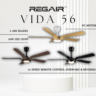 Regair Inovo Vida 56" Ceiling Fan Kipas Siling Ceiling Fan 56 Inch 5 Blades With Remote Control
