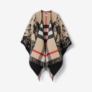 BURBERRY 博柏利雙面EKD格仔羊毛披肩（平行進口）