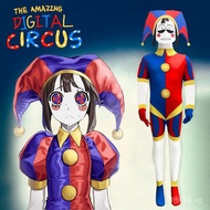 Popular Halloween Adult Clown Costume Stage Performance Outfit Unisex Clown Carnival Costume