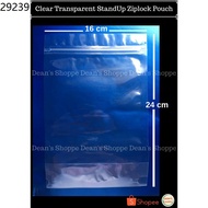 immunopro with zinc ♦(20 PCS) 16x24cm Clear Transparent StandUp Ziplock Pouch☁