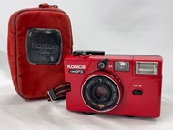 Konica HEXANON C35 EF3 35mm F: 2.8 菲林相機 紅色