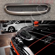 Genuine Carbon Fiber for Mini Cooper F54 F55 F56 F57 Hood Engine Cover Air Inlet Grille Cover Frame 