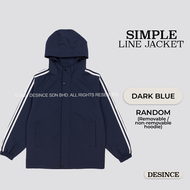 🇲🇾 DESINCE Simple Line Jacket Men Top Jaket Lelaki MT 161