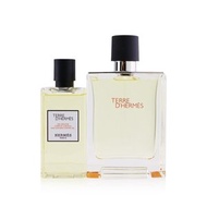 Hermès - Terre D'Hermes 男士香水套裝: 淡香水 100ml/3.3oz + 洗髮沐浴露 80ml/2.7oz 2pcs - [平行進口]