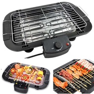 ◙□Electric Barbecue BBQ Grill & Steamboat Hot Pot Pan