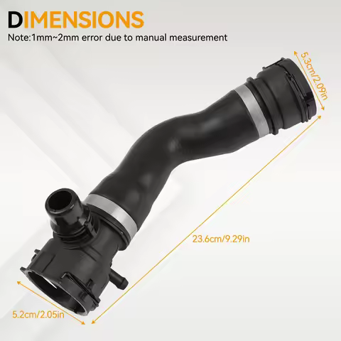 17127531579 Car Radiator Hose Upper Engine Coolant Water Pipe Fit For BMW E82 E88 125i 128i 130i E90