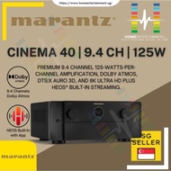Marantz Cinema 40 | Premium 9.4 channel 125W-per-channel amplification, Dolby Atmos, DTS:X Auro 3D, 