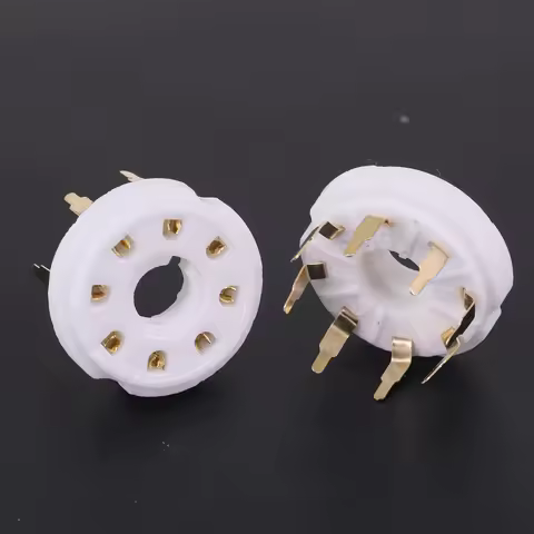 8Pin B8G LOCTAL Tube Socket For 7N7 5B254 ECH21 C3G 5B255M Tube Amplifier Audio HIFI PCB Mount