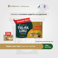 Tolak Linu Cair Dus 5's Herbal Alami - Pegal Linu Nyeri Sendi