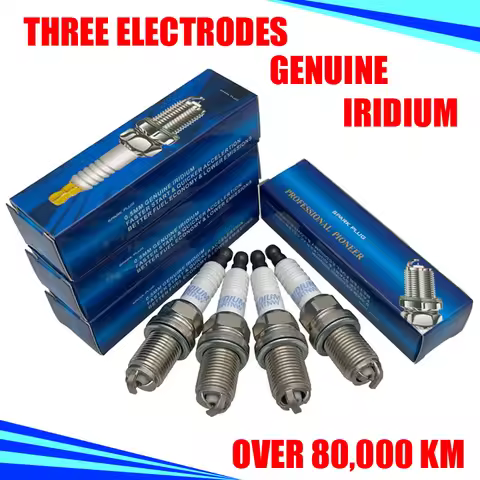 4 6pcs Three Electrodes Iridium Spark Plug K6RTNW for BKR6EIX IK20TT SK20BR11 5625 VKB20 KC8WYPB4 HB