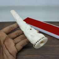 once pipa rokok tulang iga duyung ukir unik asli original Inz68