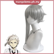 [MANGO] High Quality Bungo Stray Dogs Cosplay Atsushi Nakajima Cosplay Wig Short Fln Grey Heat Resis