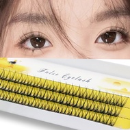 A Box of 60 Clusters Natural False Eyelashes 20D 8-14mm C/D Roll False Eyelashes Extension