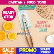 SILICON CLAMP - GOHAPPY FOOD TONG - FOODTONG - SILICONE SERVING TONGS