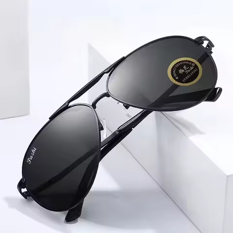 Glass Sunglasses UV Protection Aviator Sunglasses Driver Driving Glasses Sunshade Sunglasses Driving
