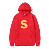 Alvin and The Chipmunks - Shrek's Printed Letter Hoodie for Men Winter Autumn Thick Fleece Warm Casu