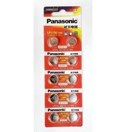 Panasonic Button Battery (LR44 AG13 G13A) 1.5V Alkaline And Panasoniclr1130 LR54 AG10 G10A