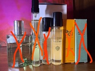 Travel Sprays from Parfums de Marly, Acqua di Parma, Essential Parfums, Hermes, Azzaro