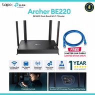 TP-LINK Archer BE220 BE3600 Dual-Band Wi-Fi 7 Router TP-Link Deco TP-Link WiFi 7 Router