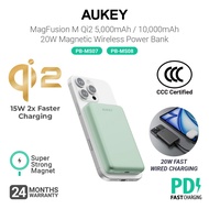 [CCC Certified] Aukey PB-MS07A Qi2 5000mAh Ultra Slim Magnetic Wireless Power Bank(24 Months Warrant
