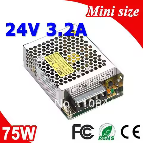 MS-75-24 75W Impulse Power Block LED Power Supply Switch 24V 3.2A Adapter Transformer 110V 220V AC t