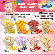 JS Baby Food Freeze Dried Strawberry Baby Puff Biskut Baby Snack Baby Cereal Baby Snack 6 month Baby