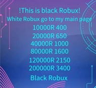 Roblox 黑 Robux 點數