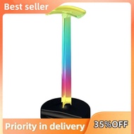 Desktop Ambient Lighting RGB Gaming Headset Stand Ergonomic Earphone Hanger for PC Gamers Headphone 