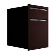 Global House MJ ตู้ลิ้นชัก 2 ชั้น รุ่น X-F6040X-DC ขนาด 48x71 ซม. สีดาร์กช็อค รับประกันของเเท้!