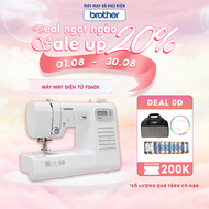 [HCM][Trả góp 0%]Máy May Điện Tử Cao Cấp Nhật Bản Brother FS60X Model Mới 2020 Xỏ chỉ tự động Màn hì