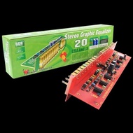 READY, KIT EQUALIZER 20 CHANNEL STEREO GRAPHIC EQUALIZER EKUALISER