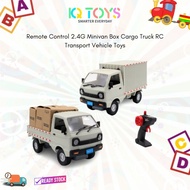 [IQ TOYS] Remote Control 2.4G Mini Van Box Cargo Truck RC Transport Vehicle Toys