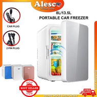 8L/13.5L Portable Car Freezer Warmer Outdoor Mini Fridge Refrigerator Peti Sejuk Cosmetic Box 迷你车家冷热两用小冰箱