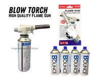 Flame Gun Auto Ignition with Bounce Butane Gas 250g