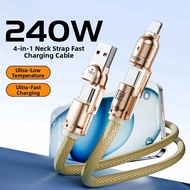 Super Fast Charging Wearable Cable 4 in 1