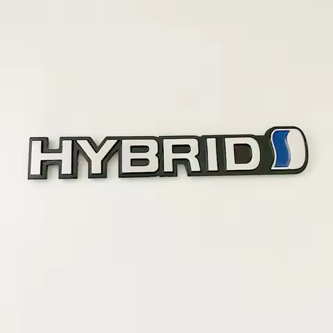 3D Metal HYBRID Rear Trunk Side Fender Emblem Badge Sticker Decals For Toyota Hybrid Synergy Drive P