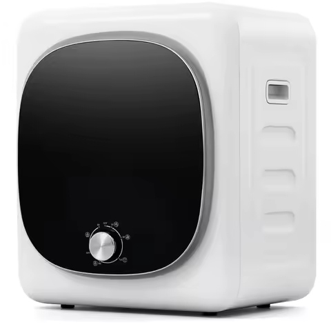 800W Electric 1.5 cu.ft Compact Drying Machine w/ Stainless Steel Tub 5 Modes