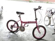 〔二手〕〔限店取〕20吋 cool flyer xi bike 折疊車 21段變速 粉色