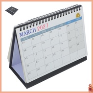 📅 Kalender Meja Kertas Hitam Tahun Akademik 2026-2027 Rumah