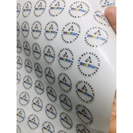 ♞Transparent Round Seal / Sticker Seal /DO NOT ACCEPT IF SEAL IS BROKEN STICKERS