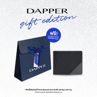 DAPPER กระเป๋าสตางค์ Two-Tone Billfold Wallet สีดำ + DAPPER Gift Bag